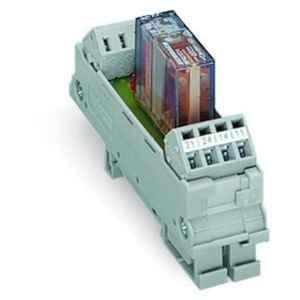 Wago 6A 24 VDC 23mm Gray Nominal 2-Changeover Contact Limiting Relay Module, 288-312