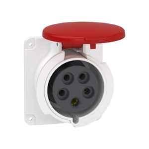 Schneider Electric Mureva 32A 3 Pole + N+E Panel Mounted Pratika Industrial Socket, PKF32G435