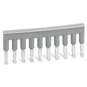 Wago 50x4mm 10 Way Gray Insulated Jumper, 280-490