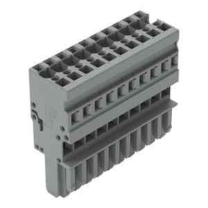 Wago 4 Sqmm 5mm 10 Pole Gray Coding Finger 1-Conductor Cage Clamp Female Connector, 769-110