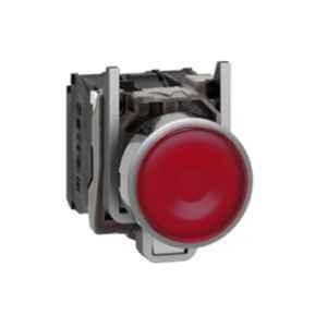 Schneider Electric Harmony XB4 22mm 1NO+1NC Red Flush Illuminated Push Button, XB4BW34B5