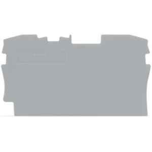 Wago 1x51.8mm Gray End & Intermediate Plate, 2004-1291
