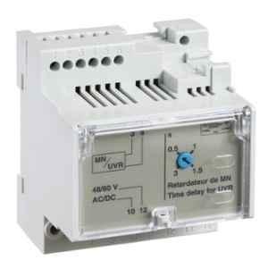 Schneider Electric 200-250VAC/DC Adjustable Time Delay Relay for Voltage Release MN, 33682