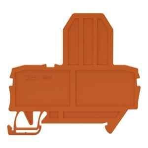 Wago 2x67mm Orange End Plate for Fuse Terminal Block, 2002-992