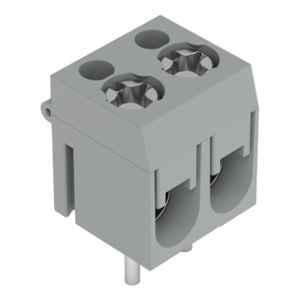 Wago 2.5 Sqmm 2P Grey PCB Terminal Block, 237-102