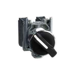 Schneider Electric Black 600V 1NO+1NC Stay Put Selector Switch, XB4BD25