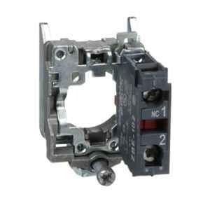 Schneider Electric Harmony XB4 1-NC Rectangular Single Contact Block with Body Fixing Collar, ZB4BZ102
