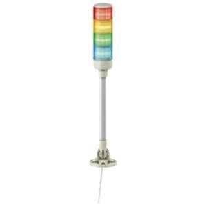 Schneider Electric 24V RAGB LED Tower Light with Foldable Bracket, Tube Mounting & Buzzer, XVGB4SM