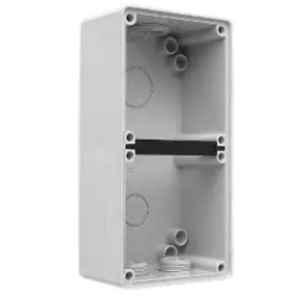 Schneider Electric IP66 2 Gang Mounting Enclosure, 56E2-GY