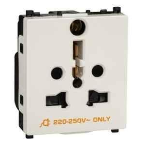 Schneider Electric TruGlobal 2 Pole+E 220-250V White International Socket, IN84213IS
