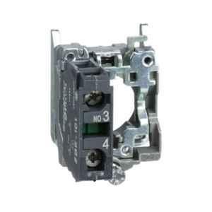 Schneider Electric Harmony XB4 1-NO Rectangular Single Contact Block with Body Fixing Collar, ZB4BZ101