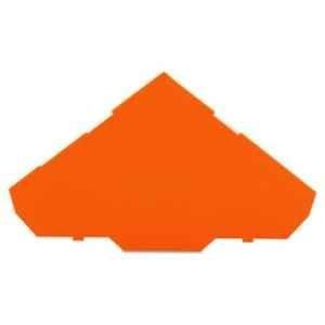 Wago 1x80mm Orange End & Intermediate Plate for Triple-Deck Terminal Block, 280-321
