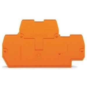Wago 2x69.6mm Orange End & Intermediate Plate, 870-519