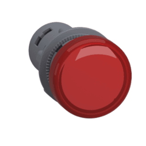Schneider Electric Easy Harmony XA2 22.5mm Plastic Red Round Pilot Light, XA2EVM4LC