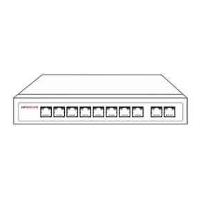 Eonsecure 8 Port POE Switch with 2 Gigabit Uplink Port, ESCN08POE2UG