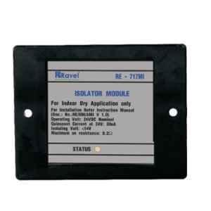 Ravel 24 VDC Black Analogue Addressable Isolator Module, RE-717MI