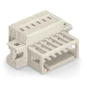 Wago 1.5 Sqmm 13P Light Grey Cage Clamp 1-Conductor Male Connector, 734-313/019-000