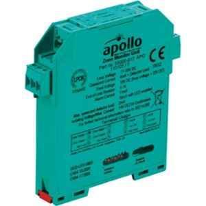 Apollo XP95 17-28V DC Polycarbonate Green Flame Din-Rail Zone Monitor with Isolator, 55000-812