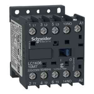 Schneider Electric TeSysK 6A 3kW 1 NC Power Contactor, Coil Voltage: 110 VDC, LP1K0601FD