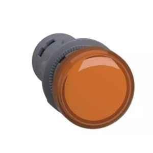 Schneider Electric Easy Harmony XA2 24V Amber Round Integral Led Pilot Light with Screw Clamp Terminal, XA2EVB5LC