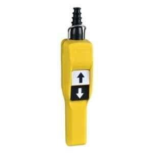 Schneider Electric Harmony XAC 1NO+1NC Polypropylene Yellow 2 Push Button Pendant Control Station, XACA205