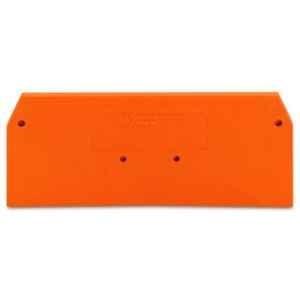 Wago 2.5x63.8mm Orange End & Intermediate Plate, 280-326