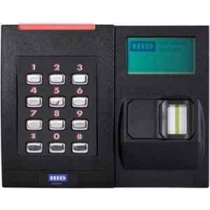 HID iCLASS SE RKLB40 Black Wall Switch Keypad with Biometric, HIA928NFNTEK000TE