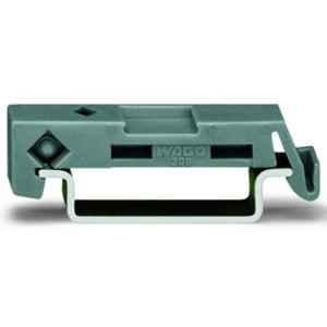 Wago 6.5mm Wide Gray End Stop Mounting Adapter, 209-137