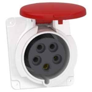 Schneider Electric Mureva 32A 3P+N+E Screwed Angled PratiKa Socket, PKF32F435