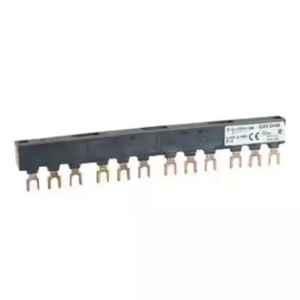 Schneider Electric Linergy GV2G Three Pole 690V 63A 45mm Pitch 4 Tap-Offs Comb Busbar, GV2G445