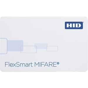 HID Flex Smart PVC White Proximity & MIFARE Contactless Smart Card, 1431BGGMNM