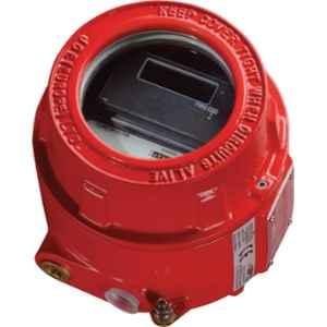 Apollo 14-28V DC 150x137mm Aluminum Alloy Red Conventional UV IR2 Eexd Flame Detector, 55000-065