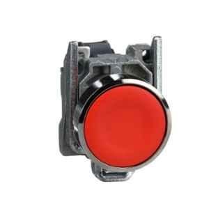 Schneider Electric Harmony XB4 600V 1NC Red Spring Return Push Button, XB4BA42