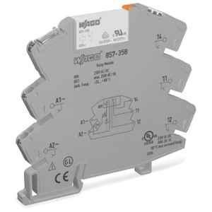 Wago 230VAC/DC 6A Grey Relay Module with 1 Changeover Contact, 857-358