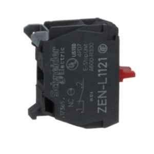 Schneider Electric Harmony XAL 1-NC Single Contact Block for 22mm Head Screw Clamp Terminal, ZENL1121