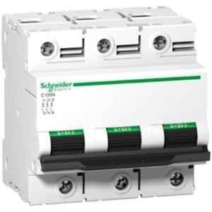 Schneider Electric Acti9 C120N 125A C-Curve Three Pole MCB, A9N18369, Breaking Capacity: 10 kA