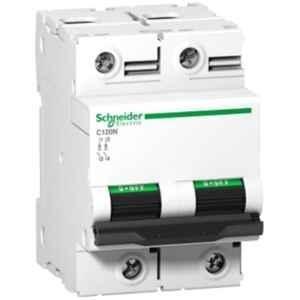 Schneider Electric Acti9 C120N 80A C-Curve Double Pole MCB, A9N18361, Breaking Capacity: 10 kA