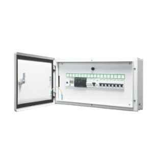 Schneider Electric Acti-9 8 Ways Double Door SPN White Distribution Board, A9HSND08