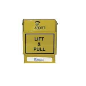 Ravel 10A Yellow Dual Action Abort Manual Pull Station, RE716P1TLP(Y)
