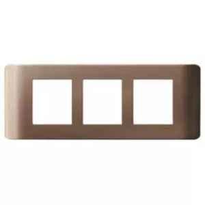 Schneider Electric Zencelo 6 Module Silver Bronze Grid & Cover Frame, IN8406C(SZ)