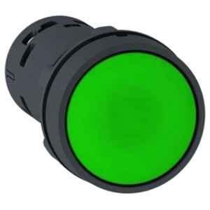 Schneider Electric Harmony XB7 250V 1NO+1NC Plastic Green Monolithic Push Button, XB7NA35