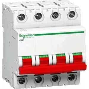 Schneider Electric 240/415V Four Pole Isolator, A9S4P125
