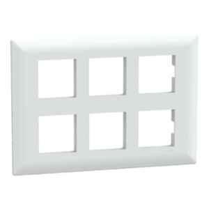 Schneider Electric Livia 12 Module White Cover Frame, P0712_N
