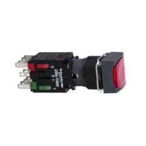 Schneider Electric Harmony XB6 1NC 16mm Plastic Red Spring Return Illuminated Push Button, XB6CW4B2B