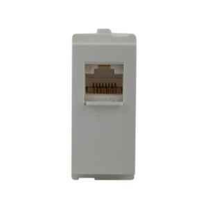 Schneider Electric Opale RJ11 White Telephone Socket, X4011WH