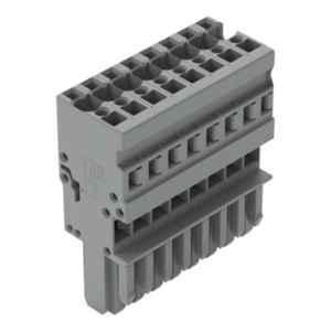 Wago 4 Sqmm 8P Grey Cage Clamp 1-Conductor Female Connector, 769-108