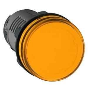 Schneider Electric Easy Harmony XA2 110V Amber Round Integral Led Pilot Light with Screw Clamp Terminal, XA2EVF5LC
