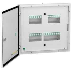 Schneider Electric Acti9 6 Ways Metal Double Door TPN PPI Distribution Board, A9HTPI06