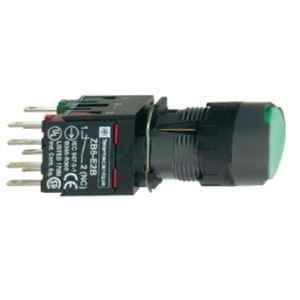 Schneider Electric Harmony XB6 16mm 12-24V Green Illuminated Push Button, XB6AW3B1B