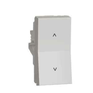 Schneider Electric Unica Pure 6A 1 Module 2 Way Polar White Switch, UNS62SW1M_WE